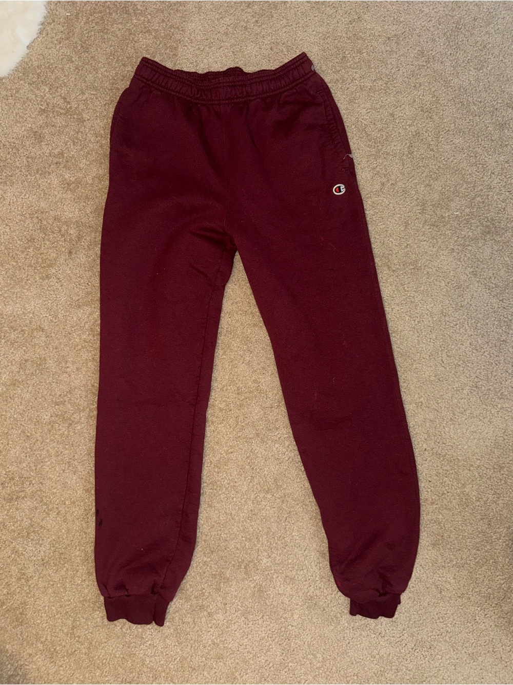 Champion Maroon Jogger Sweatpants